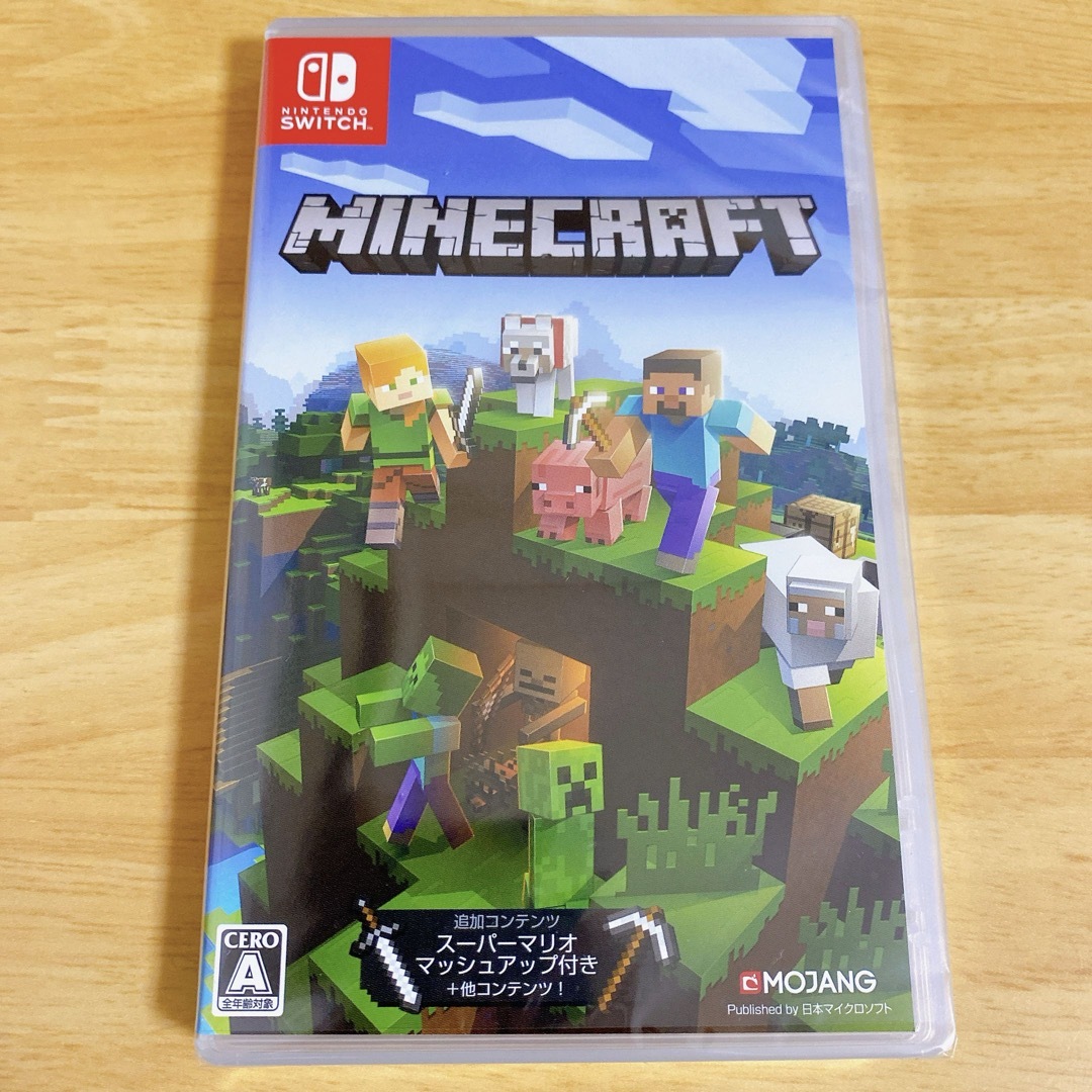 Nintendo Switch(ニンテンドースイッチ)の新品未開封　Minecraft マインクラフトSwitch エンタメ/ホビーのゲームソフト/ゲーム機本体(家庭用ゲームソフト)の商品写真