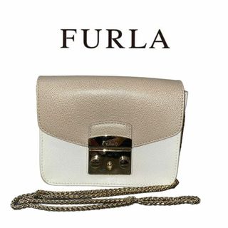 フルラ(Furla)の即日発送 極美品 FURLA  チェーン ショルダーバッグ メトロポリス レザー(ショルダーバッグ)