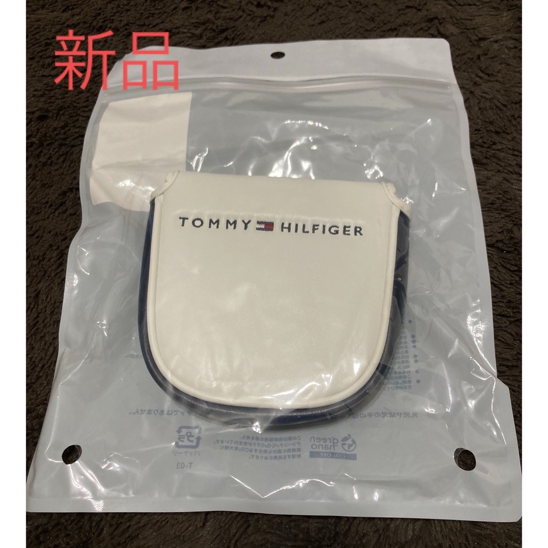 TOMMY HILFIGER(トミーヒルフィガー)の トミーフィルガーゴルフ ベーシック パターカバー マレットタイプ　新品 スポーツ/アウトドアのゴルフ(クラブ)の商品写真