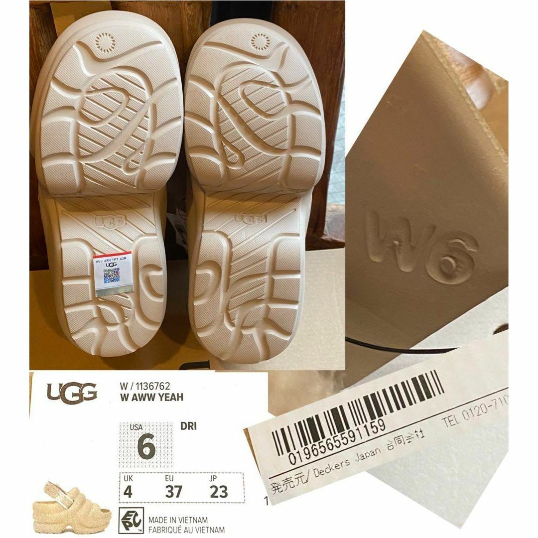 UGG(アグ)の新品・タグ付✨激可愛い♬✨23cm✨UGG✨Aww Yeah✨アー イヤー✨厚底 レディースの靴/シューズ(サンダル)の商品写真