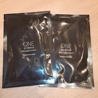 ONE BY KOSE（KOSE） - ワンバイコーセーメラノショットWマスク薬用シート状美白マスク2枚パック