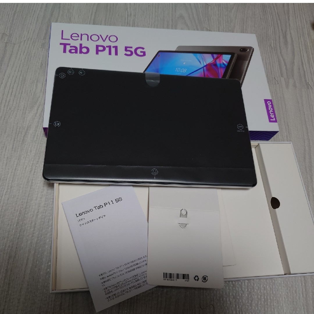 Lenovo(レノボ)のLenovo Lenovo Tab P11 5G LET01 ムーンホワイト スマホ/家電/カメラのPC/タブレット(タブレット)の商品写真