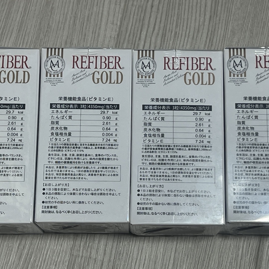 Refiber Gold リーファイバーGOLD 4箱セット　ECORO 食品/飲料/酒の健康食品(その他)の商品写真
