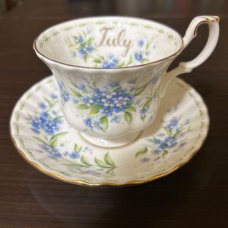 ロイヤルアルバート(ROYAL ALBERT)のロイヤルアルバート   フラワー オブ ザ マンス ７月 カップ＆ソーサー(食器)