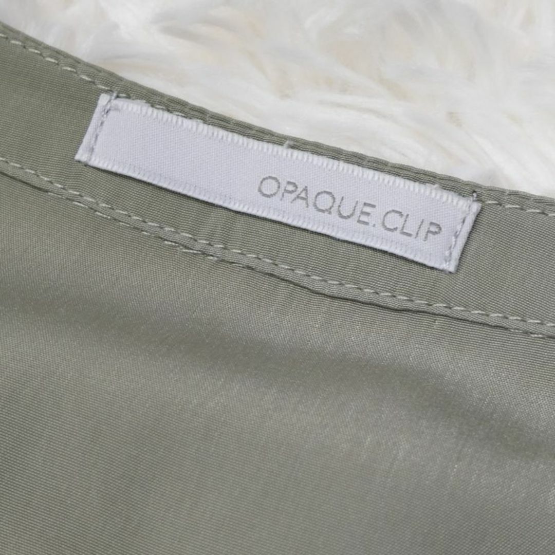 OPAQUE.CLIP(オペークドットクリップ)のOPAQUE.CLIP レディース トップス 半袖 ブラウス スキッパー M レディースのトップス(シャツ/ブラウス(半袖/袖なし))の商品写真