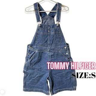 TOMMY ♥ デニム サロペット オーバーオール ハーフパンツ ショーパン