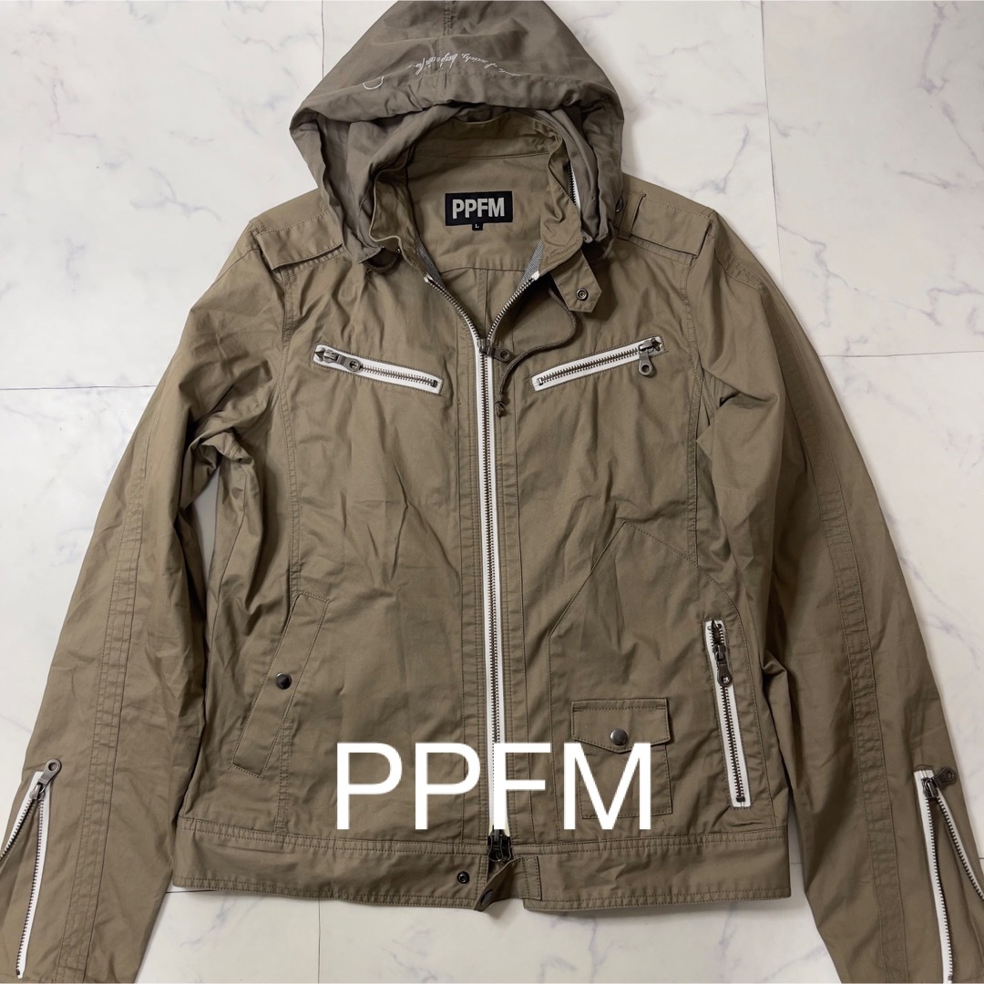 PPFM(ピーピーエフエム)のPPFM メンズジャケット ミリタリージャケット ブルゾン 薄手 メンズのジャケット/アウター(ブルゾン)の商品写真