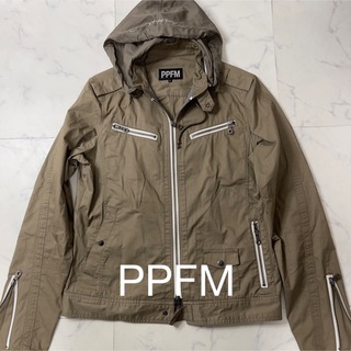 PPFM メンズジャケット ミリタリージャケット ブルゾン 薄手