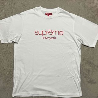 Supreme - Supreme Classic Logo s/s Top tee tシャツ　L