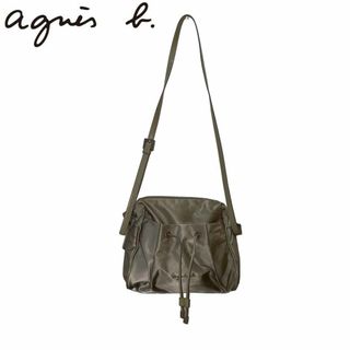 アニエスベー(agnes b.)の即日発送 美品 Agnes b. ショルダーバッグ ナイロン ベージュ(ショルダーバッグ)