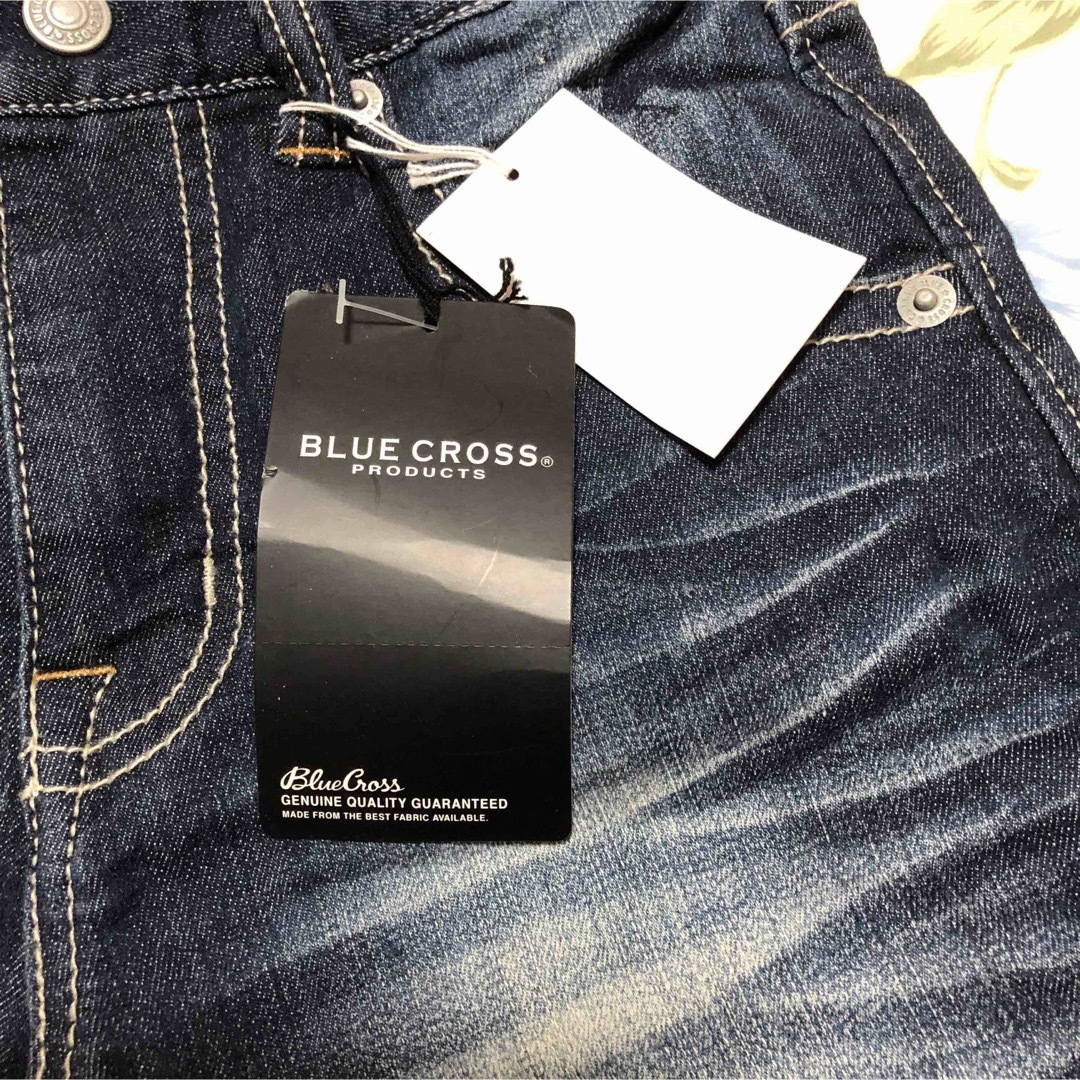 bluecross(ブルークロス)のブルークロス  デニムパンツ　130サイズ　　新品、未使用 キッズ/ベビー/マタニティのキッズ服女の子用(90cm~)(パンツ/スパッツ)の商品写真