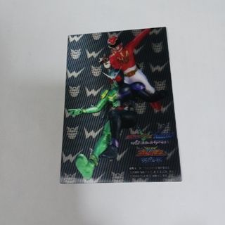 仮面ライダーW&ゴセイレッド　3Dカード(その他)