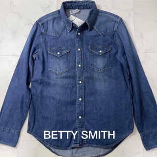 ベティスミス(Betty Smith)の【美品】BETTY SMITHデニムシャツ ウェスタンシャツ インディゴ 日本製(シャツ)