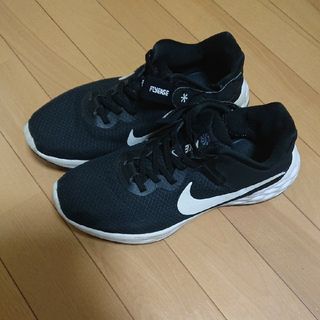 ナイキ(NIKE)のナイキ 黒シューズ24.5(スニーカー)