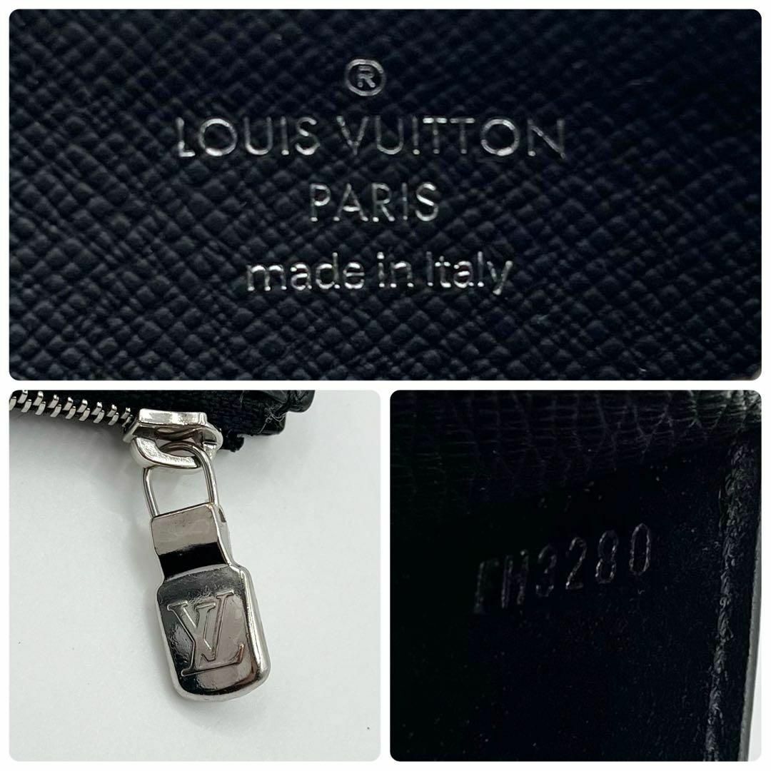 LOUIS VUITTON(ルイヴィトン)の【✨極美品✨】ルイヴィトン　タイガ　フラグメントケース　ブラック メンズのファッション小物(コインケース/小銭入れ)の商品写真