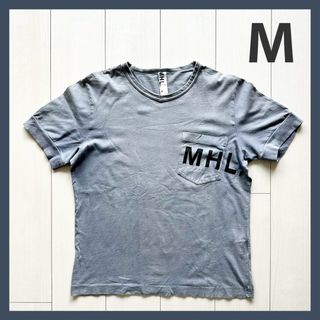 エムエイチエル(MHL.)のMHL. PRINTED COTTON JERSEY Mサイズ(Tシャツ/カットソー(半袖/袖なし))