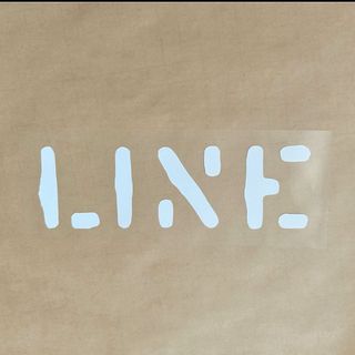 LINE ライン カッティングステッカー◆15㎝◆(その他)