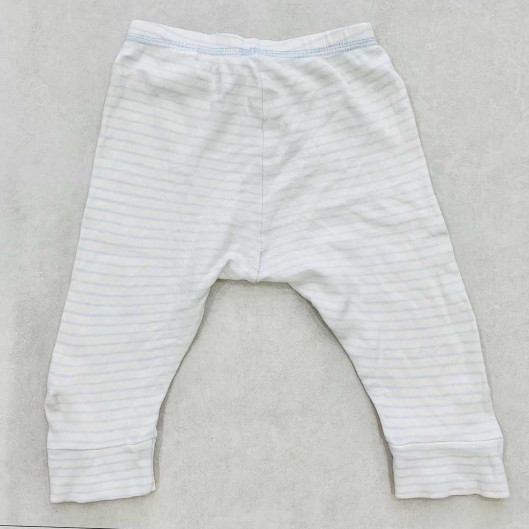 babyGAP(ベビーギャップ)の美品☆ベビーギャップ　70㎝　レギンスパンツ　女の子　ボーダー　綿100% キッズ/ベビー/マタニティのベビー服(~85cm)(パンツ)の商品写真