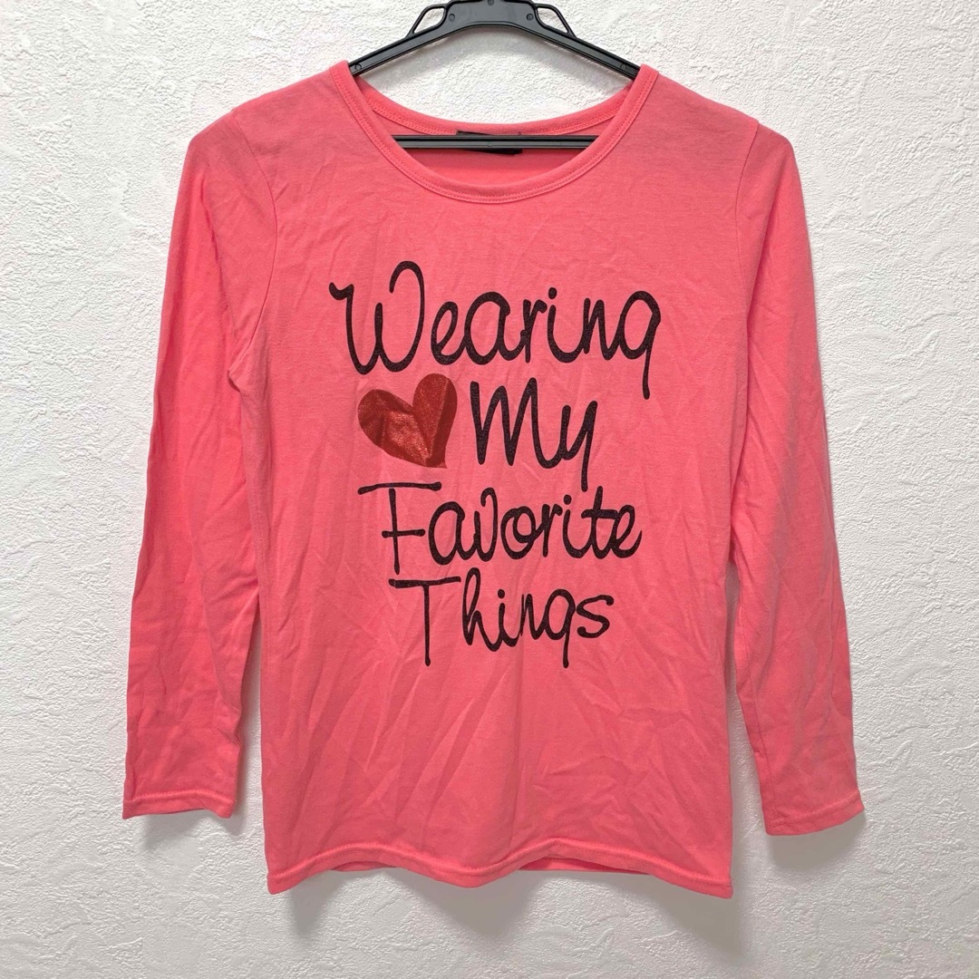 Chami Chami ロンT 長袖　Tシャツ　カットソー　ピンク レディースのトップス(Tシャツ(長袖/七分))の商品写真