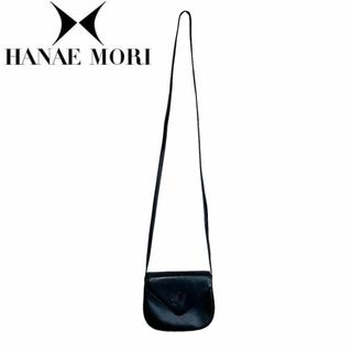 ハナエモリ(HANAE MORI)の即日発送 HANAE MORI ショルダーバッグ レザー ブラック(ショルダーバッグ)