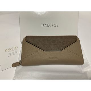 バルコス(BARCOS)のBARCOS シュリンクレザーバイカラーロングウォレットベロニカ　長財布　(財布)