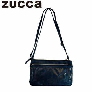 ズッカ(ZUCCa)の即日発送 美品❗️ ZUCCA ショルダーバッグ ネイビー レザー(ショルダーバッグ)