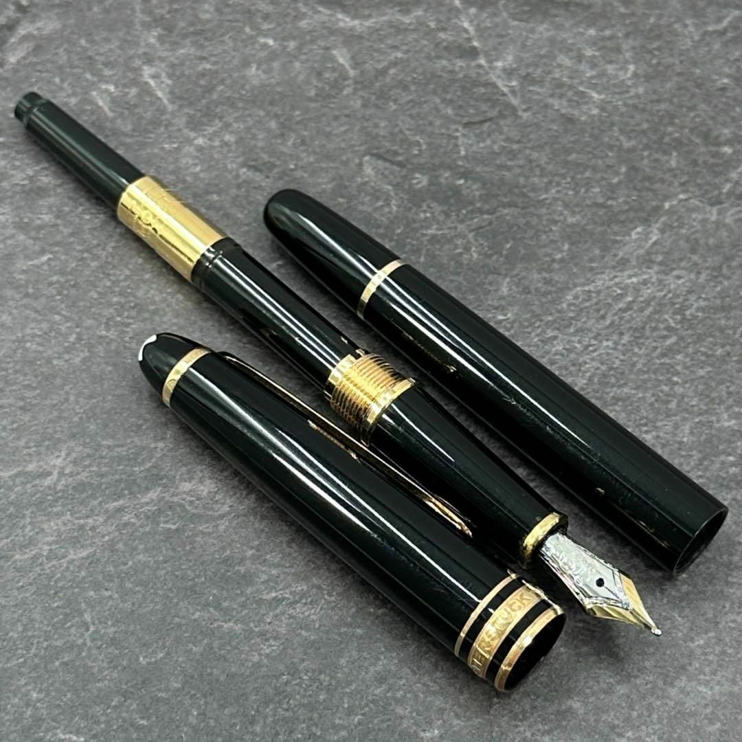 MONTBLANC(モンブラン)の良品 MONTBLANC 万年筆 マイスターシュテュック コンバーター 14K インテリア/住まい/日用品の文房具(ペン/マーカー)の商品写真