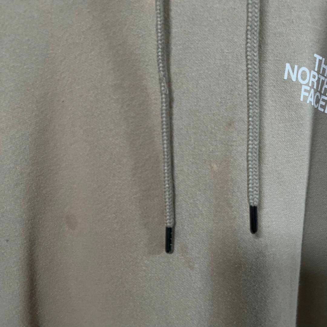 THE NORTH FACE(ザノースフェイス)のアメリカ古着　ノースフェイス　バックプリントスエットパーカー　サイズMベージュ メンズのトップス(パーカー)の商品写真