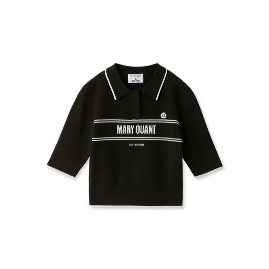 【LILY BROWN×MARY QUANT】ポロニットプルオーバー レディースのトップス(Tシャツ(長袖/七分))の商品写真