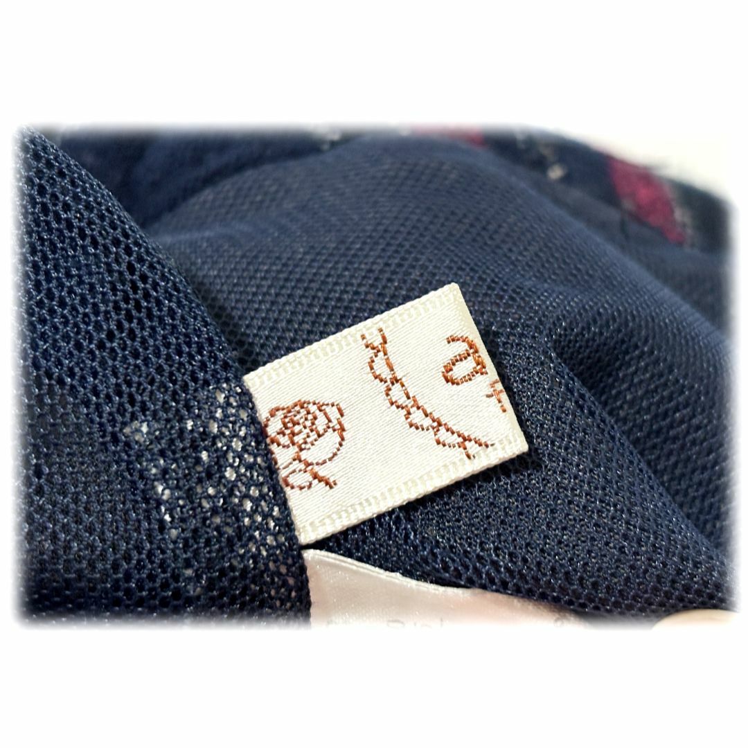 axes femme(アクシーズファム)のアクシーズファム 二重織 チェック タイトスカート サイドリボン 編み上げ 美品 レディースのスカート(ひざ丈スカート)の商品写真