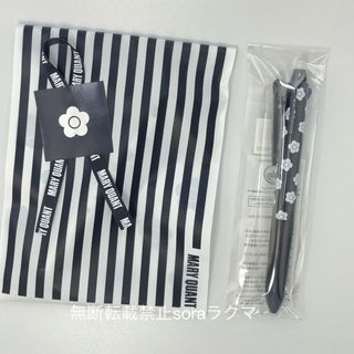 マリークワント(MARY QUANT)の包装済み　新品　マリークワント　フリクションボールペン（ブラック）(ペン/マーカー)