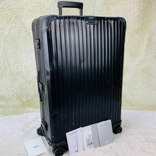 リモワ(RIMOWA)の人気モデル✨リモワ トパーズ ステルス 98L 4輪 TSAロック  黒 アルミ(トラベルバッグ/スーツケース)