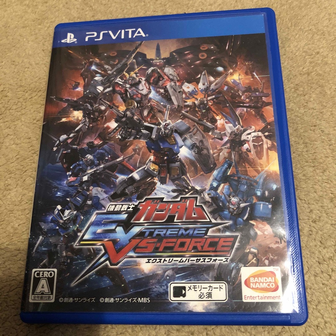 PlayStation Vita(プレイステーションヴィータ)の機動戦士ガンダム エクストリームバーサスフォース エンタメ/ホビーのゲームソフト/ゲーム機本体(携帯用ゲームソフト)の商品写真