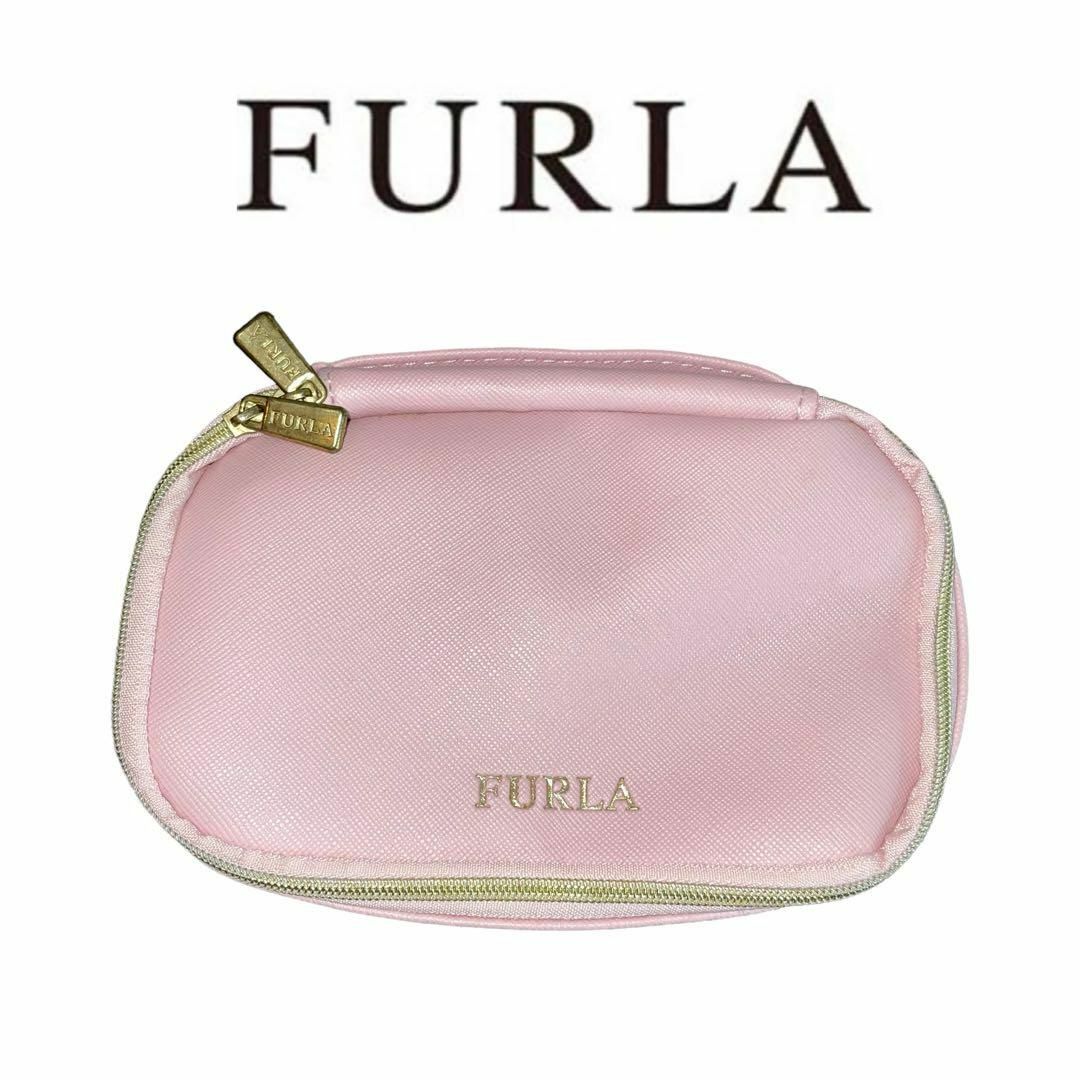 Furla(フルラ)の即日発送 FURLA ポーチ ピンク レザー レディースのファッション小物(ポーチ)の商品写真