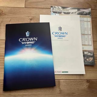 トヨタ(トヨタ)のCROWN クラウン　HYBRIDシリーズ　トヨタ　車　カーカタログ　【送料込】(カタログ/マニュアル)