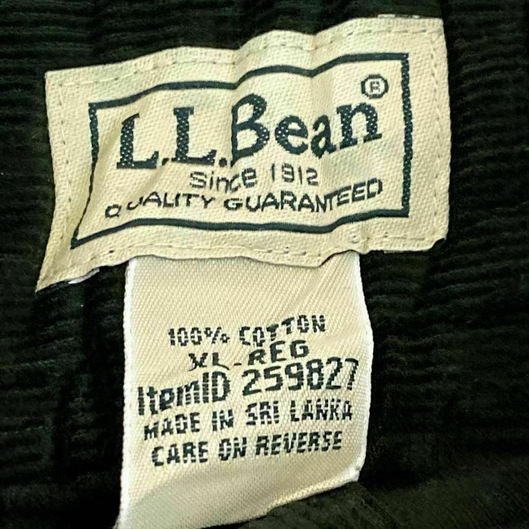 L.L.Bean(エルエルビーン)のL.L.Bean BD長袖シャツ コーデュロイ グリーン US古着 o16 メンズのトップス(シャツ)の商品写真