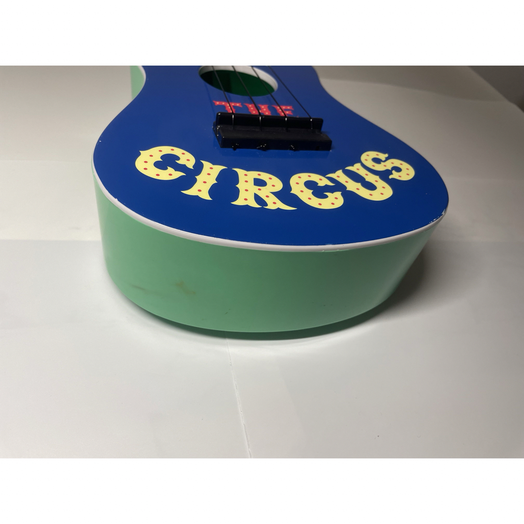 ① フライングタイガー ウクレレ//CIRCUS サーカス　青色 楽器のウクレレ(ソプラノウクレレ)の商品写真