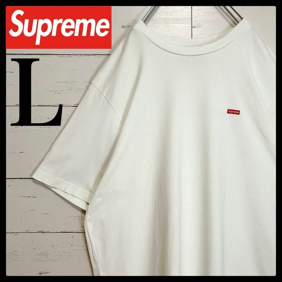 Supreme(シュプリーム)の【超人気モデル】シュプリーム☆スモールボックスロゴ Tシャツ Lサイズ 即完売 メンズのトップス(Tシャツ/カットソー(半袖/袖なし))の商品写真