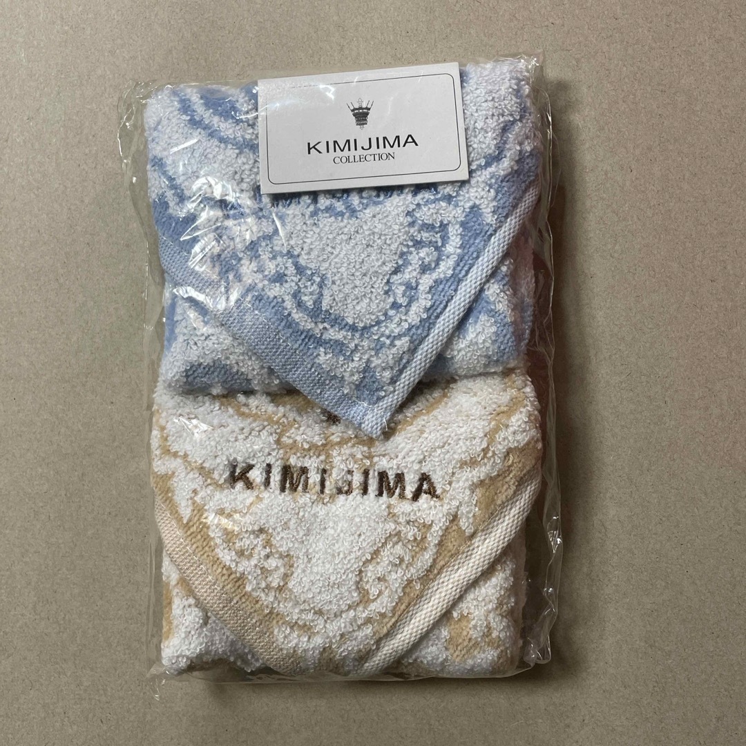 YUKIKO KIMIJIMA(ユキコキミジマ)のKIMIJIMA   タオル  ハンカチ　新品　2枚 レディースのファッション小物(ハンカチ)の商品写真