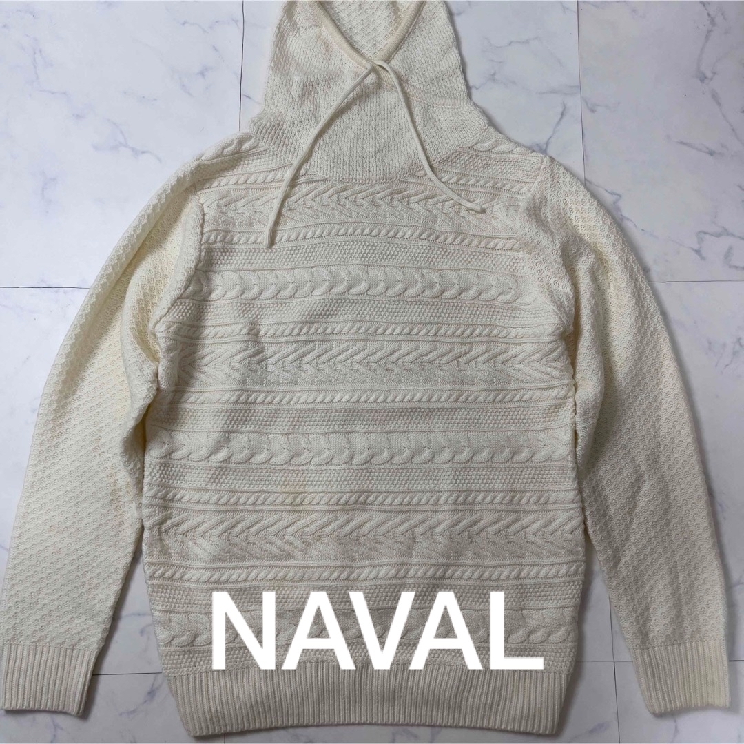 NAVAL(ナバル)のNAVAL ナバル メンズニットセーター セーター 長袖 ニットトレーナー メンズのトップス(ニット/セーター)の商品写真