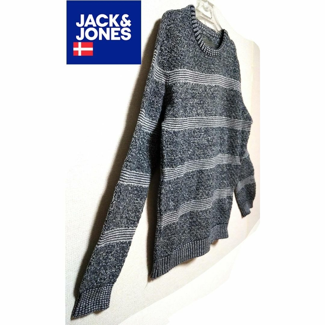 デンマーク発 ジャック&ジョーンズ メンズ 綿セーター 大きいサイズ メンズのトップス(ニット/セーター)の商品写真