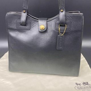 コーチ(COACH)の美品　coach オールドコーチ 金具　オールレザー　本革　肩掛け　トートバッグ(トートバッグ)