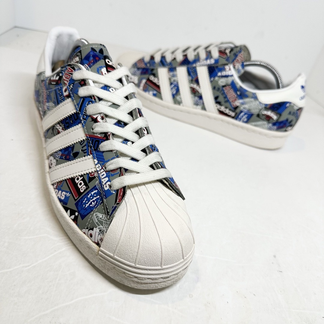 Originals（adidas）(オリジナルス)の美品★NIGO×adidas★SUPERSTAR/スーパースター★青白赤★26 メンズの靴/シューズ(スニーカー)の商品写真