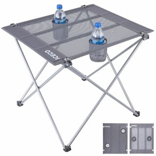 ICECO キャンプテーブル ロールテーブル アウトドアテーブル【２つ天板選択可(テーブル/チェア)