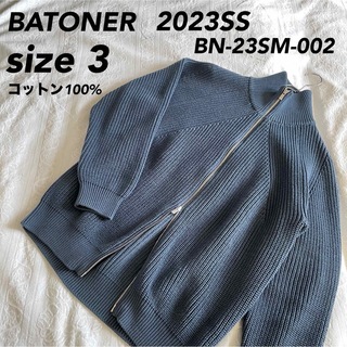 BATONER - 【2023SS/美品/完売品】【BATONER】シグネスチャードライバーズニット