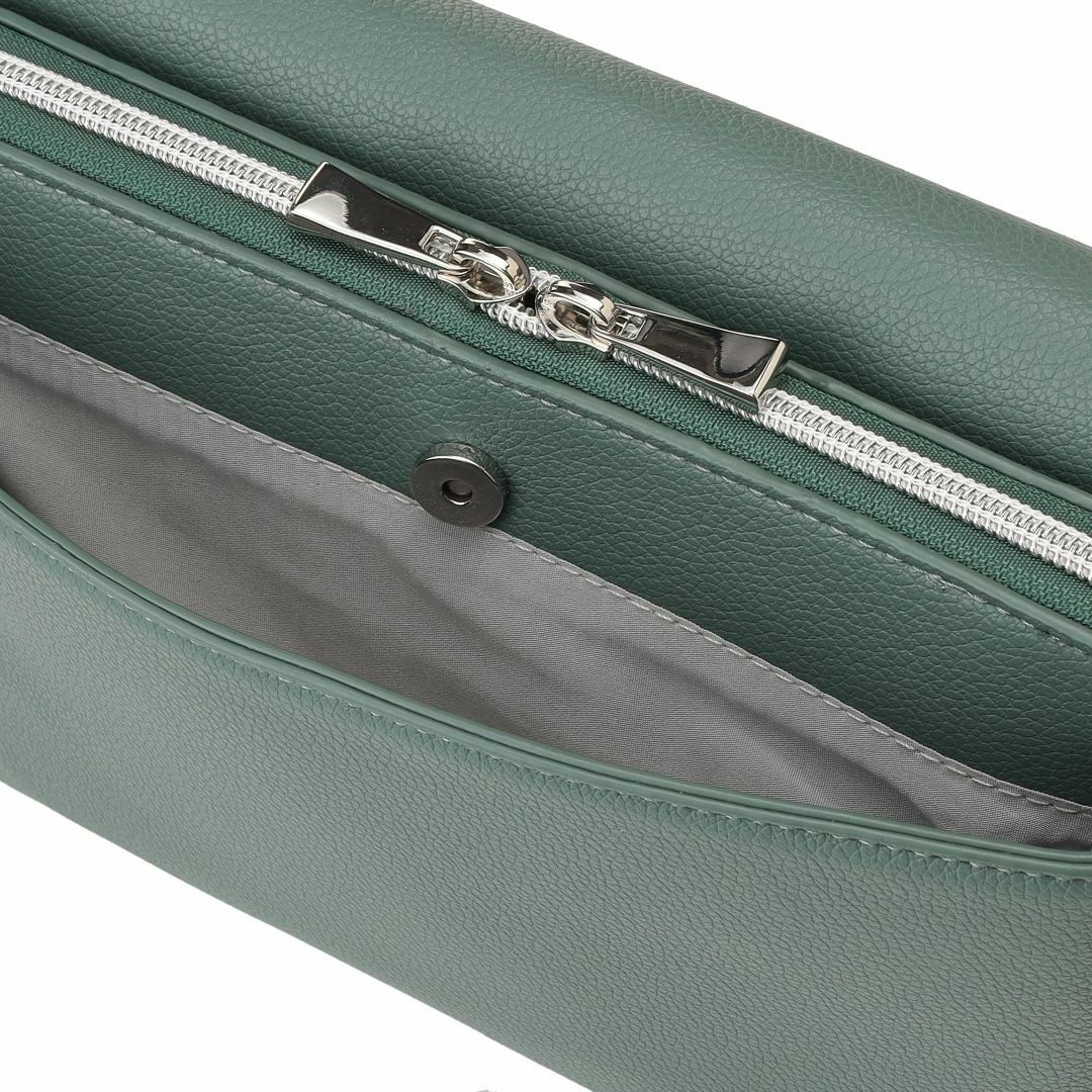 【色: グリーン】[レガートラルゴ] お財布ショルダーバッグ A5 財布機能 L レディースのバッグ(その他)の商品写真