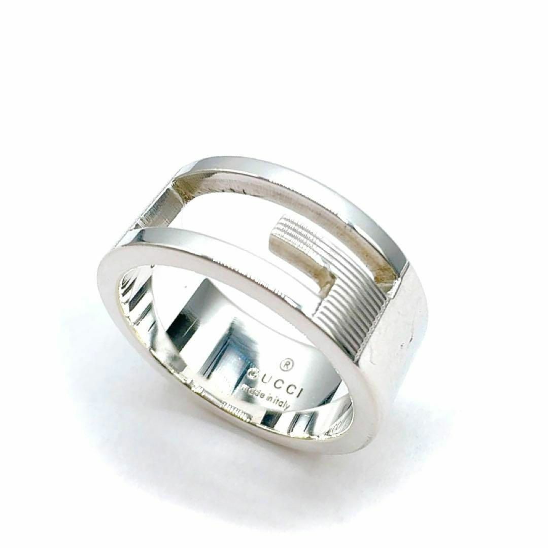 Gucci(グッチ)のグッチ ブランデッドG リング 指輪 Ag925 シルバー 刻印13 約12号 レディースのアクセサリー(リング(指輪))の商品写真