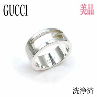 グッチ(Gucci)のグッチ ブランデッドG リング 指輪 Ag925 シルバー 刻印13 約12号(リング(指輪))