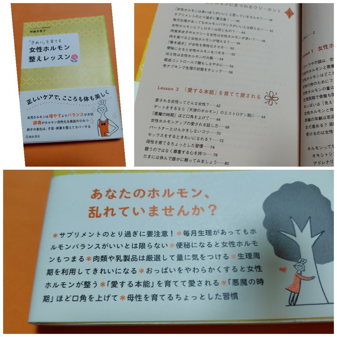 【自己啓発本】美容本　健康本「きれい」を育てる女性ホルモン整えレッスン エンタメ/ホビーの本(健康/医学)の商品写真