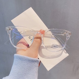 【爆売中♪】伊達メガネ　メガネ　眼鏡　ブルーライトカット　度なし　透明　韓国風(サングラス/メガネ)